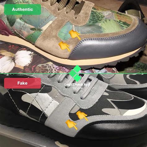 valentino shoes fake vs real|valentino rockrunner shoes real.